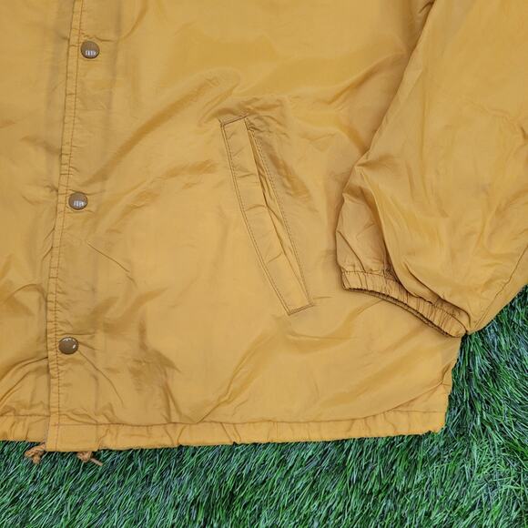Vintage 1984 Champion Lite Softball Coach Jacket 2XL 28x28 Yellow - Picture 11 of 13